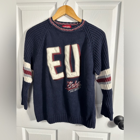 Vintage Ecko Unlimited knit varsity collegiate sweater/sweatshirt, small - Picture 1 of 10